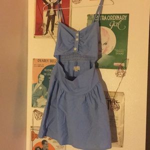 Urban renewal peakaboo blue dress